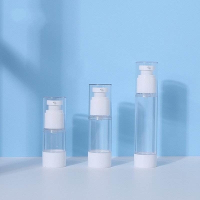 फेस आइज़ क्रीम लोशन 15ml 30ml 50ml . के लिए प्लास्टिक कॉस्मेटिक वायुहीन पंप की बोतलें