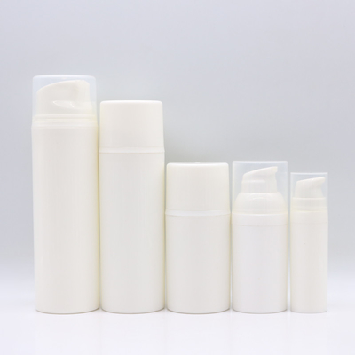 प्लास्टिक पीपी पुनः भरने योग्य हवा रहित पंप बोतलें 50ml 100ml 150ml