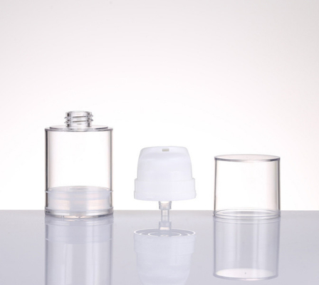 एयरलेस यात्रा बोतलें स्क्रू ऑन क्लियर एएस एयरलेस बोतल 30ml 50ml
