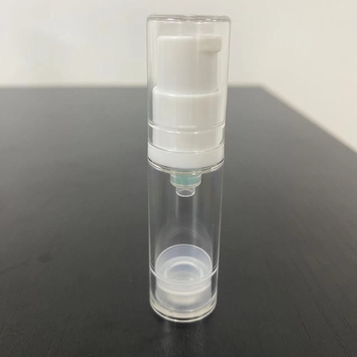 5ml लोशन एयरलेस पंप बोतलें प्लास्टिक कॉस्मेटिक लोशन बोतल एएस सामग्री