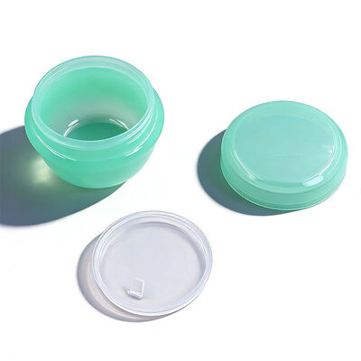 लक्जरी रंगीन 5g 10g 15g पीपी फेस क्रीम जार प्लास्टिक कॉस्मेटिक जार