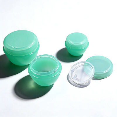 लक्जरी रंगीन 5g 10g 15g पीपी फेस क्रीम जार प्लास्टिक कॉस्मेटिक जार