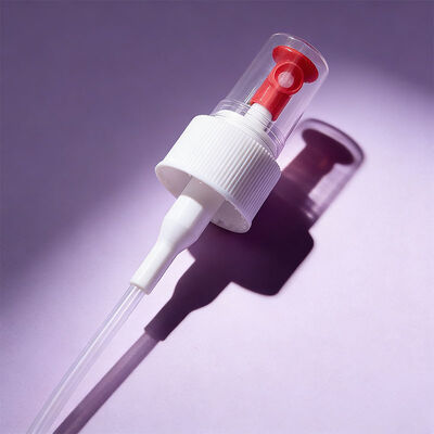 बोतलों के लिए कस्टम लोगो और स्क्रू-ऑन कैप के साथ 24 मिमी 28 मिमी 1cc प्लास्टिक नॉन-स्पिल फाइन मिस्ट स्प्रे पंप