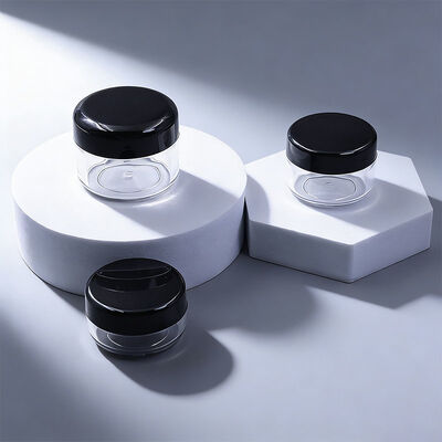 व्यक्तिगत कॉस्मेटिक क्रीम जार 10 ग्राम 15 ग्राम 25 ग्राम प्लास्टिक पीपी क्रीम जार
