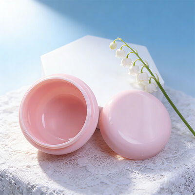 ओवल पीपी फेस क्रीम जार कॉस्मेटिक्स त्वचा देखभाल कंटेनर खाली फेस क्रीम जार 20 ग्राम