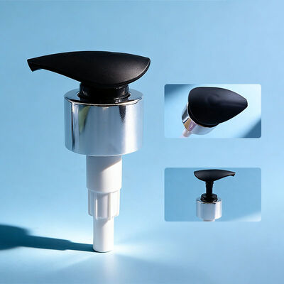 बोतल के लिए बड़ा गोल हेड एक्चुएटर साबुन हैंड एल्युमीनियम लोशन डिस्पेंसर 28/410