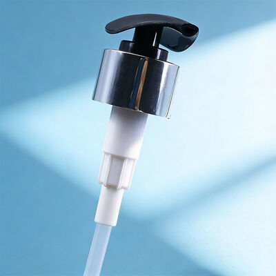 बोतल के लिए बड़ा गोल हेड एक्चुएटर साबुन हैंड एल्युमीनियम लोशन डिस्पेंसर 28/410