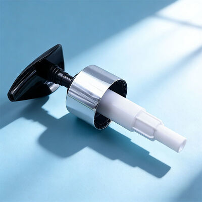 बोतल के लिए बड़ा गोल हेड एक्चुएटर साबुन हैंड एल्युमीनियम लोशन डिस्पेंसर 28/410