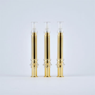 प्लास्टिक कॉस्मेटिक 5/10/20ml सीरम सिरिंज आई क्रीम एयरलेस बोतल कॉस्मेटिक डिस्पोजेबल सिरिंज ट्यूब के लिए एयरलेस सिरिंज बोतलें